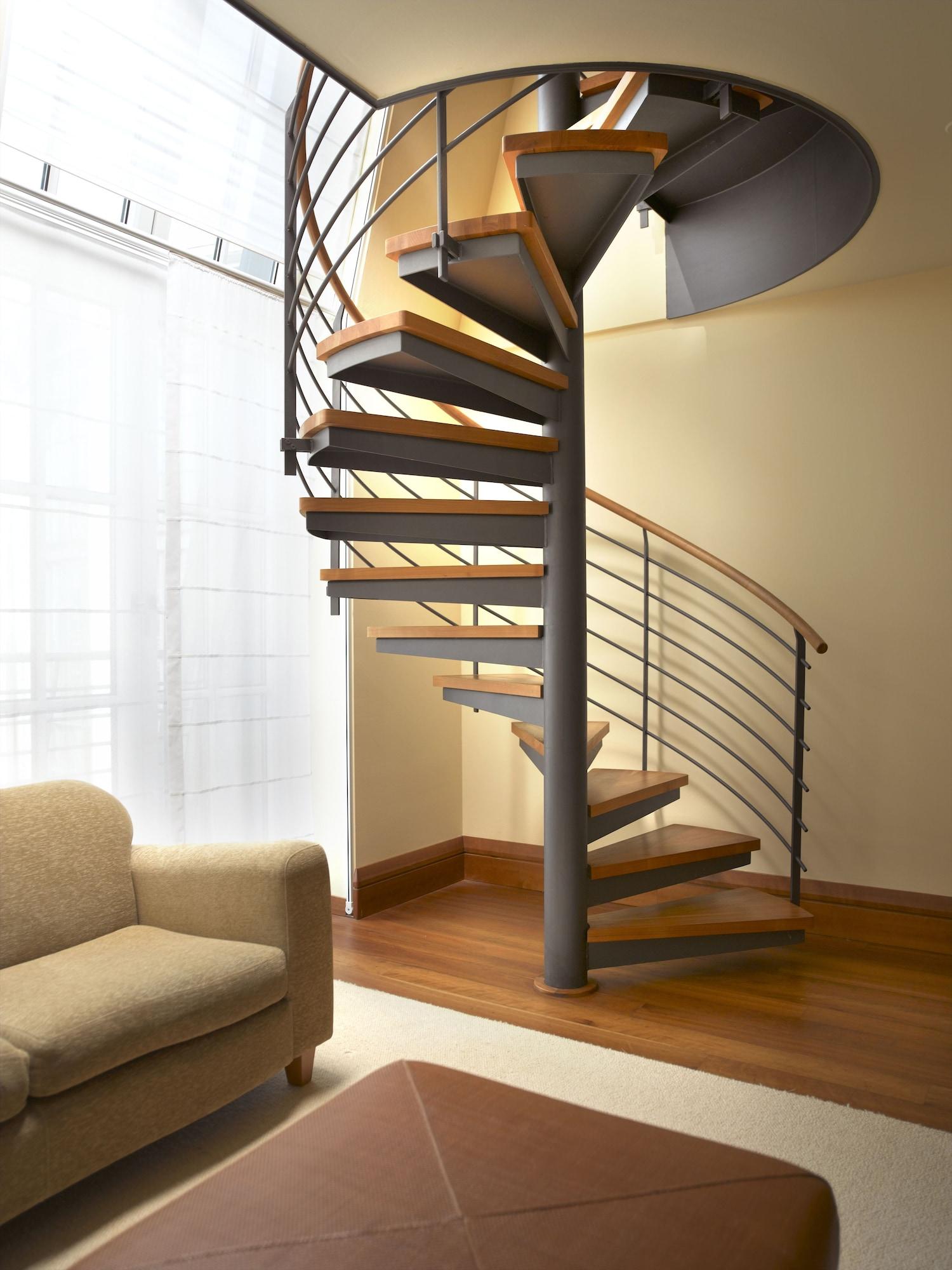 Conrad Hamburg Hotel Exterior photo Spiral staircase
